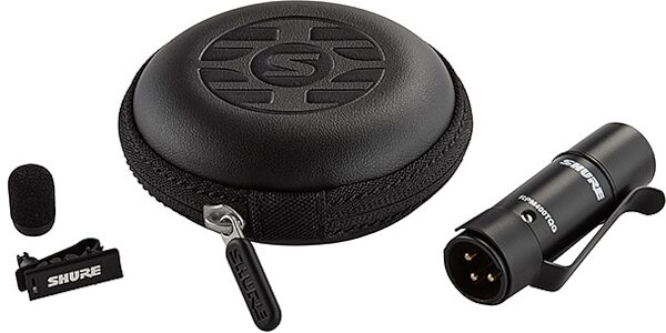 open zoom image for Shure UL4 UniPlex Cardioid Omnidirectional Lavalier Microphone, Black, XLR Connector, UL4B/C-XLR-A, Action Position Back