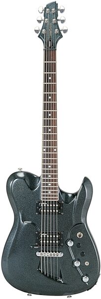 open zoom image for Switch Ultima IV MIDI Electric Guitar (with Gig Bag), Black Firemist