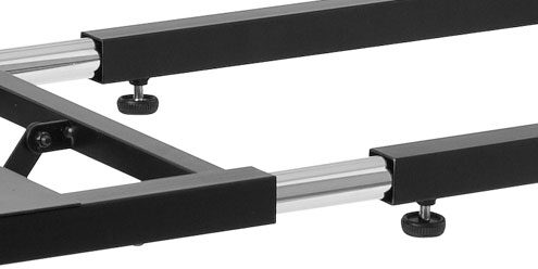 open zoom image for JamStands JSMPS1 Multi-Purpose Mixer and Keyboard Stand, Top Closeup