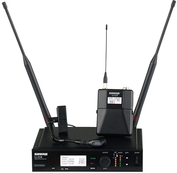 open zoom image for Shure ULXD14/98H Digital Wireless Wind Instrument System, Main