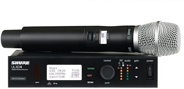 open zoom image for Shure ULXD24/SM86 Digital Wireless SM86 Handheld Microphone System, Main