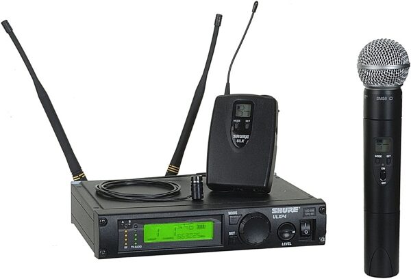 open zoom image for Shure ULXP124/85 Combination Handheld/Lavalier Wireless Microphone System, Main