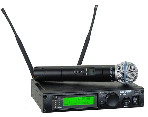 open zoom image for Shure ULXP24/BETA58G3 Handheld Wireless Microphone System, Main