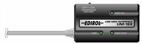 open zoom image for Edirol UM1SX 1 In 1 Out Female USB MIDI Interface, Main