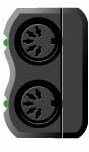 open zoom image for Edirol UM1SX 1 In 1 Out Female USB MIDI Interface, MIDI Connectors