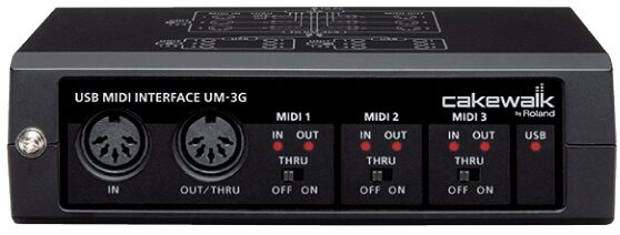 open zoom image for Cakewalk UM-3G 3x3 USB MIDI Interface, Front