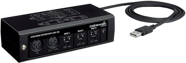 open zoom image for Cakewalk UM-3G 3x3 USB MIDI Interface, Main