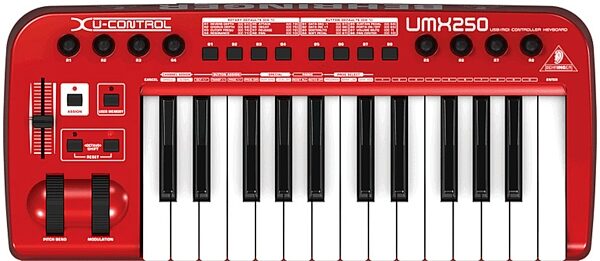 open zoom image for Behringer U-Control UMX250 USB MIDI Controller, Main