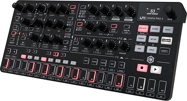 open zoom image for IK Multimedia UNO Synth PRO X Desktop Analog Synth, New, Action Position Back