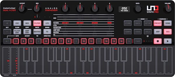 open zoom image for IK Multimedia UNO Synth Pro Desktop Synthesizer, Action Position Back