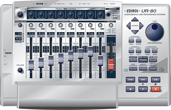 open zoom image for Edirol UR80 USB Recording System with HQ Hyper Canvas, Top
