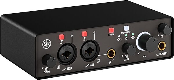 open zoom image for Yamaha UR22 MK3 USB Audio Interface, Black, Action Position Back