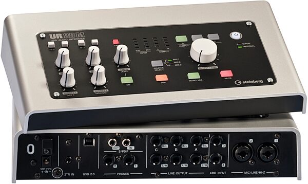open zoom image for Steinberg UR28M USB Audio Interface, Front and Back
