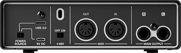 open zoom image for Yamaha URX22C USB Audio Interface, New, Action Position Back