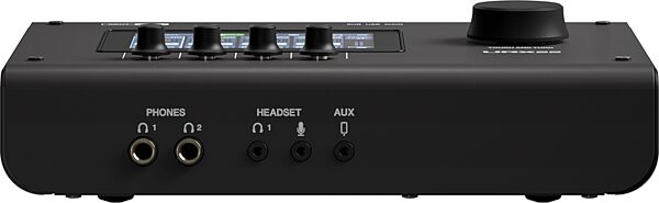 open zoom image for Yamaha URX22 USB Audio Interface with Touchscreen, Black, Action Position Back