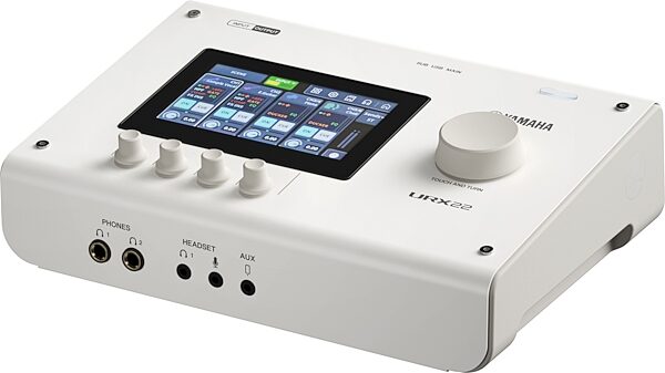 open zoom image for Yamaha URX22 USB Audio Interface with Touchscreen, White, Open Box (Like New), Action Position Back