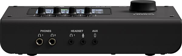 open zoom image for Yamaha URX44 USB Audio Interface with Touchscreen, Black, Action Position Back