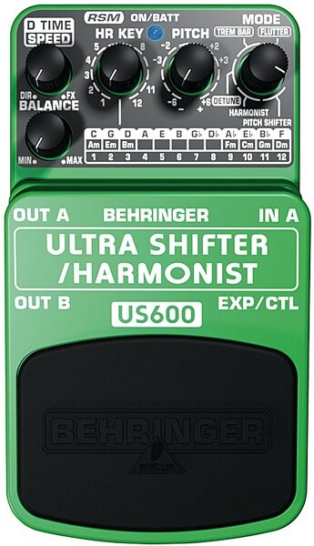 open zoom image for Behringer US600 Ultra Shifter Harmonist Pedal, Main