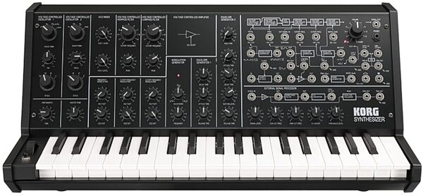 open zoom image for Korg MS-20 Mini Analog Monophonic Synthesizer Keyboard, 37-Key, Black, Main