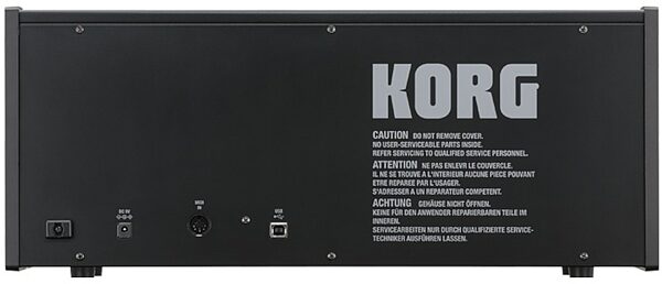 open zoom image for Korg MS-20 Mini Analog Monophonic Synthesizer Keyboard, 37-Key, Black, Rear