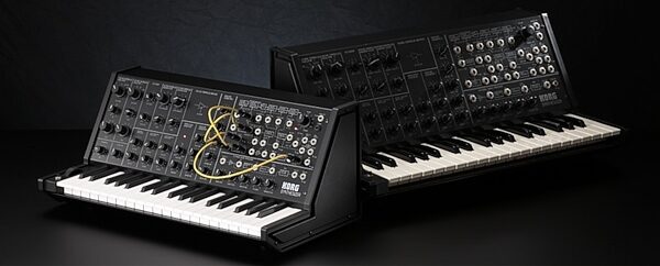 open zoom image for Korg MS-20 Mini Analog Monophonic Synthesizer Keyboard, 37-Key, Black, Glamour View