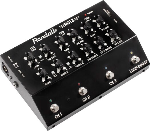 open zoom image for Randall RG13 Pedal Guitar Pedal and Amplifier (1 Watt), Angle