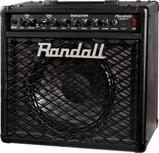 open zoom image for Randall RG80 Guitar Combo Amplifier (80 Watts, 1x12"), Angle