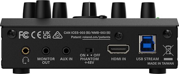 open zoom image for Roland UVC-02 Web Presentation Dock, Open Box (Very Good), Action Position Back