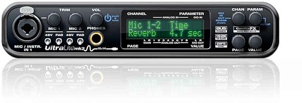 open zoom image for Mark of the Unicorn (MOTU) UltraLite-mk3 Firewire Audio Interface, Front