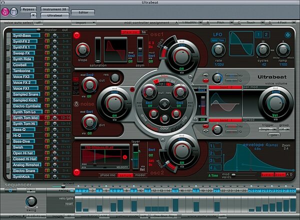 open zoom image for Apple Logic Pro Music Production Software (Macintosh), Ultrabeat