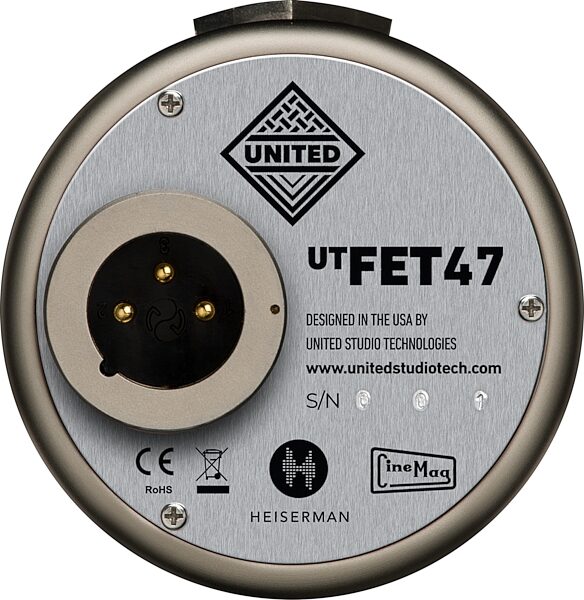 open zoom image for United Studio Technologies UT FET47 Large-Diaphragm Condenser Microphone, New, Bottom
