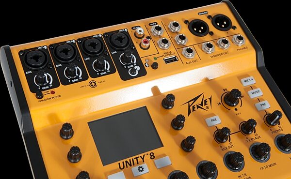 open zoom image for Peavey Unity 8 Compact USB Digital Mixer, Open Box (Very Good), Action Position Back