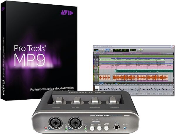 open zoom image for Avid Pro Tools MP 9 Software with M-Audio MobilePre Bundle, Main