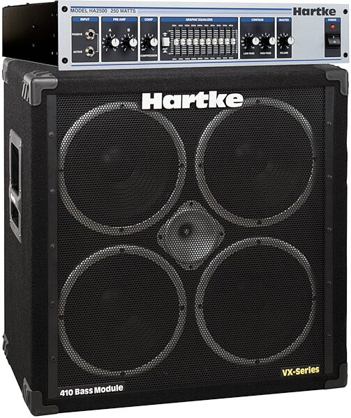 open zoom image for Hartke Bass Amplifier Half Stack with Hartke 2500 and VX410, Main