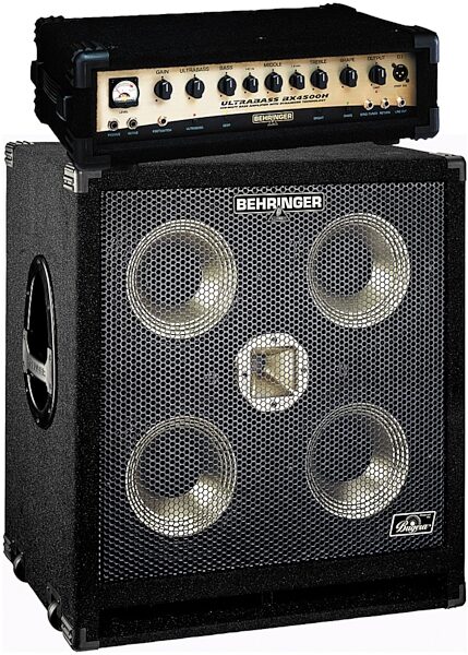 open zoom image for Behringer Bass Amplifier Half Stack BX4500H and BA410, Main