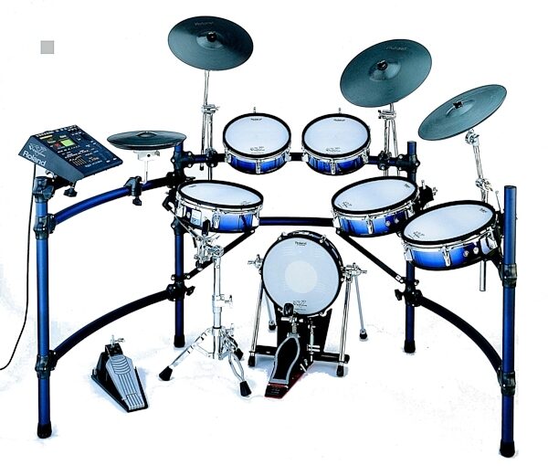 open zoom image for Roland V-Session Drum Set with Stand, Purple