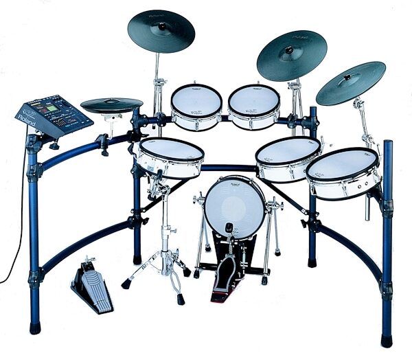 open zoom image for Roland V-Session Drum Set with Stand, White