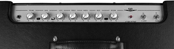 open zoom image for Crate V50-112 Guitar Combo Amplifier (50 Watts, 1x12 in.), Top Controls
