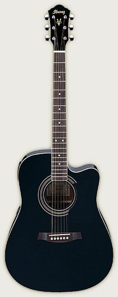 open zoom image for Ibanez V70CE Dreadnought Cutaway Acoustic-Electric Guitar, Black