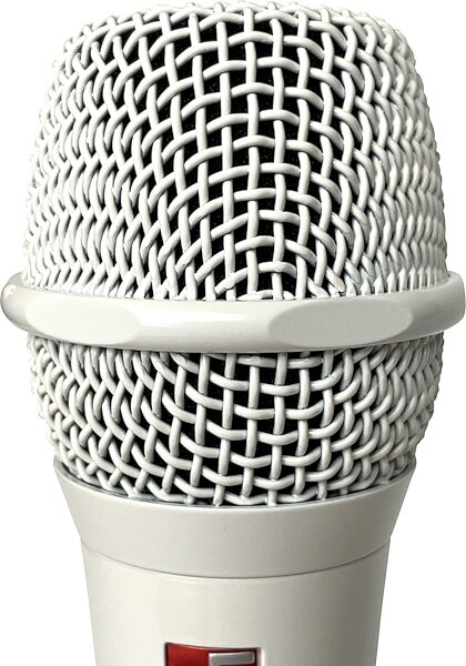 open zoom image for sE Electronics V7 Handheld Supercardioid Dynamic Vocal Microphone, White, includes both Black and White internal windscreens, Action Position Back