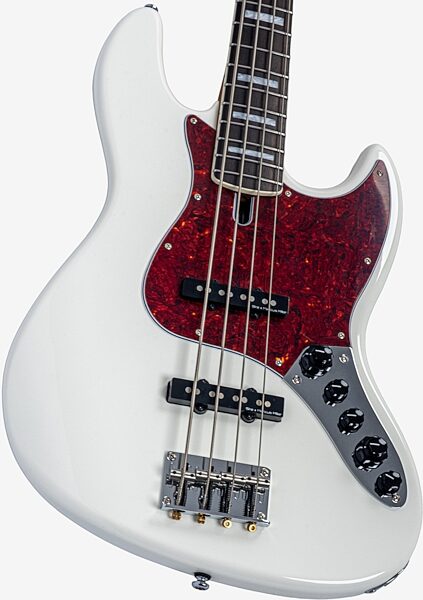 open zoom image for Sire Marcus Miller V7 New Gen Electric Bass, Antique White, Ebony Fretboard, Action Position Back