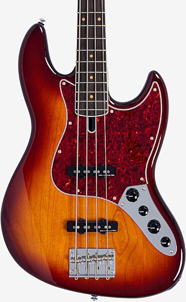 open zoom image for Sire Marcus Miller V7 Vintage New Gen Electric Bass, Tobacco Sunburst, Ebony Fretboard, Action Position Back