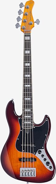 open zoom image for Sire Marcus Miller V7 New Gen Electric Bass, 5-String, Tobacco Sunburst, Ebony Fretboard, Main