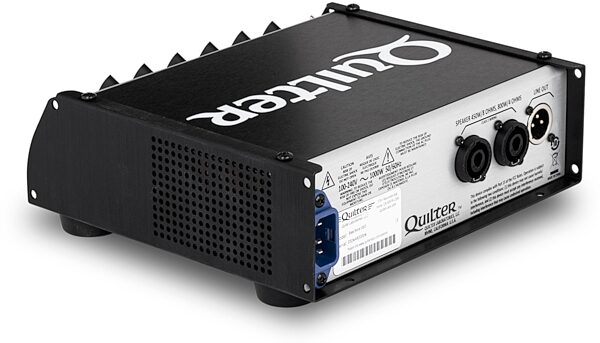 open zoom image for Quilter Bass Block V803 Bass Amplifier Head (800 Watts), Open Box (Like New), Angled Back
