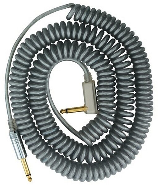 open zoom image for Vox Quality Coiled Instrument Cable, Silver
