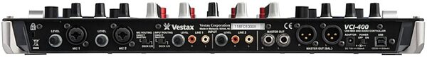 open zoom image for Vestax VCI-400 USB MIDI DJ Controller and Audio Interface, Rear