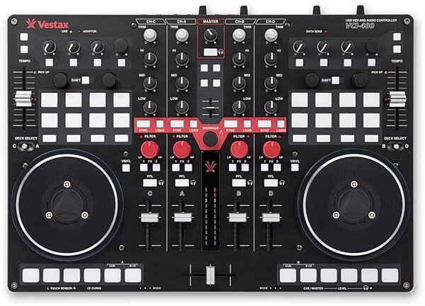 open zoom image for Vestax VCI-400 USB MIDI DJ Controller and Audio Interface, Main