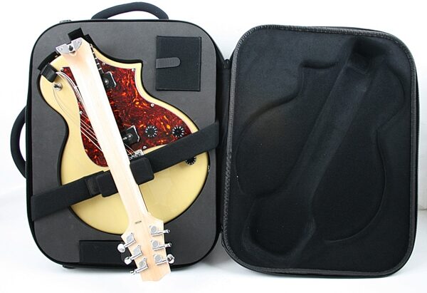 open zoom image for Voyage-Air TransAxe Bel Air VER1 Folding Electric Guitar with Gig Bag, Encased