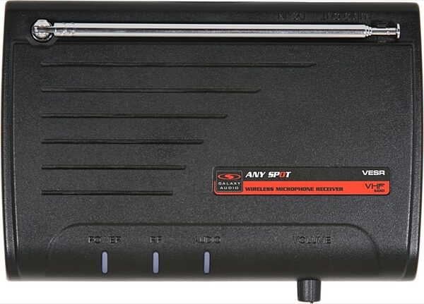 open zoom image for Galaxy Audio VESR/318 Triple Play Guitar, Headset, and Lavalier VHF Wireless System, Receiver Top