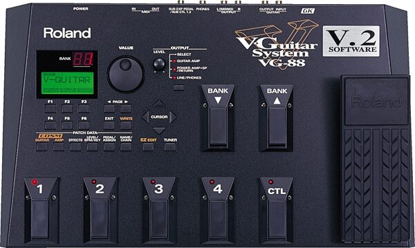 open zoom image for Roland VG88 V-Guitar System, Top